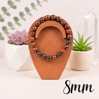 8mm Mahogany Obsidian Gemstone Bracelet