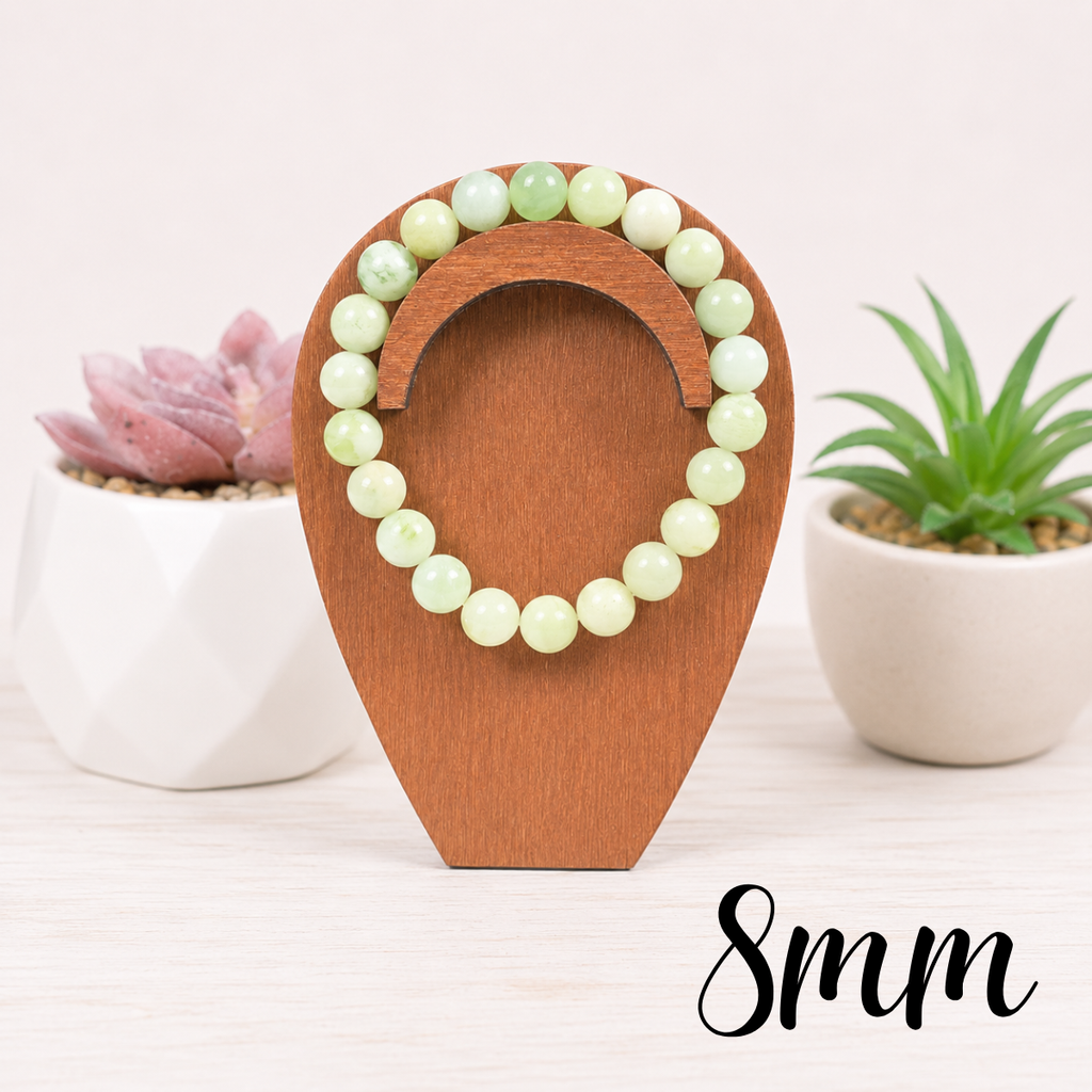 8mm New Jade Gemstone Bracelet