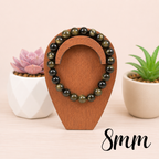 8mm Gold Sheen Obsidian Gemstone Bracelet