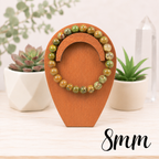 8mm Rhyolite Gemstone Bracelet