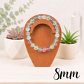 8mm Fluorite Gemstone Bracelet