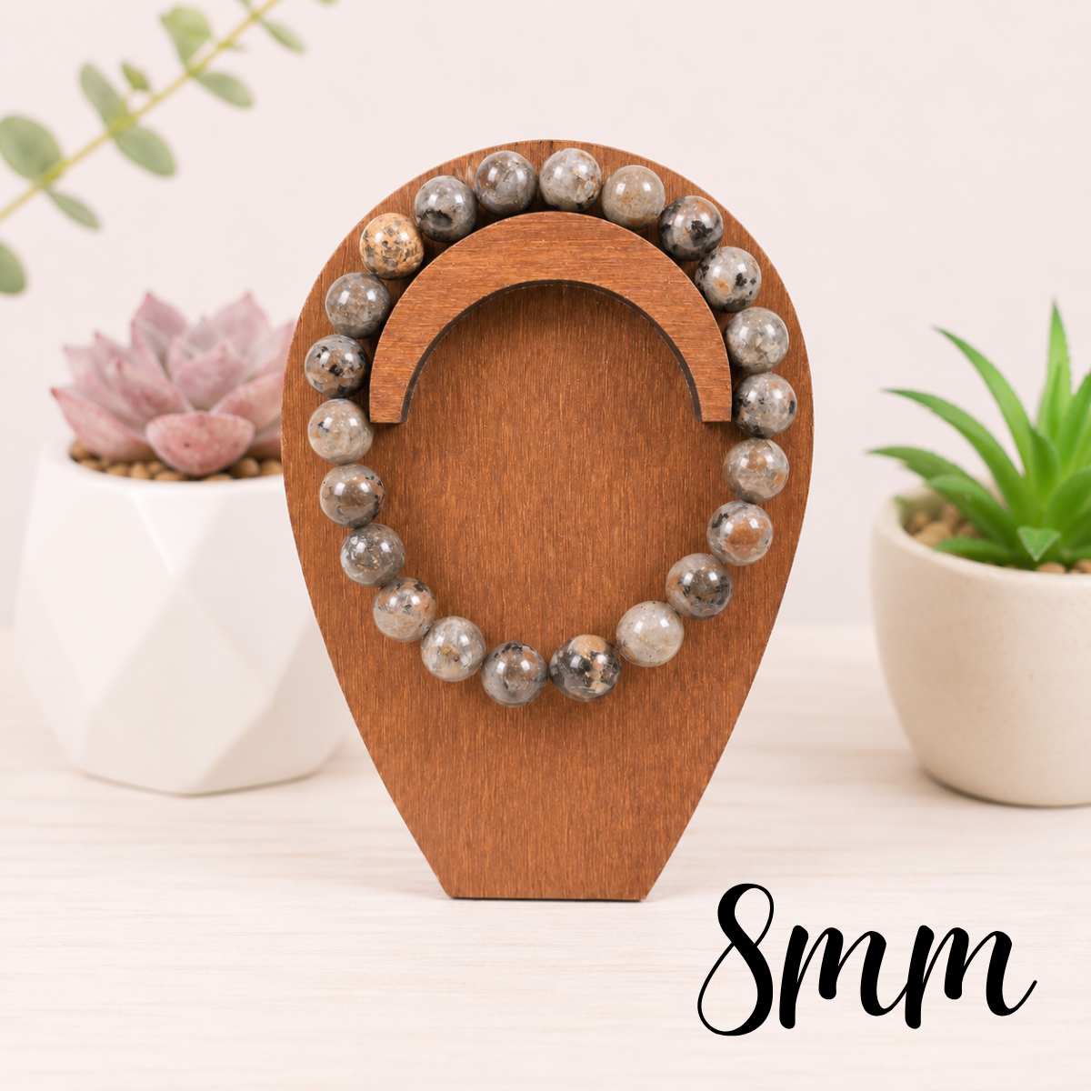 8mm Yooperlite Gemstone Bracelet