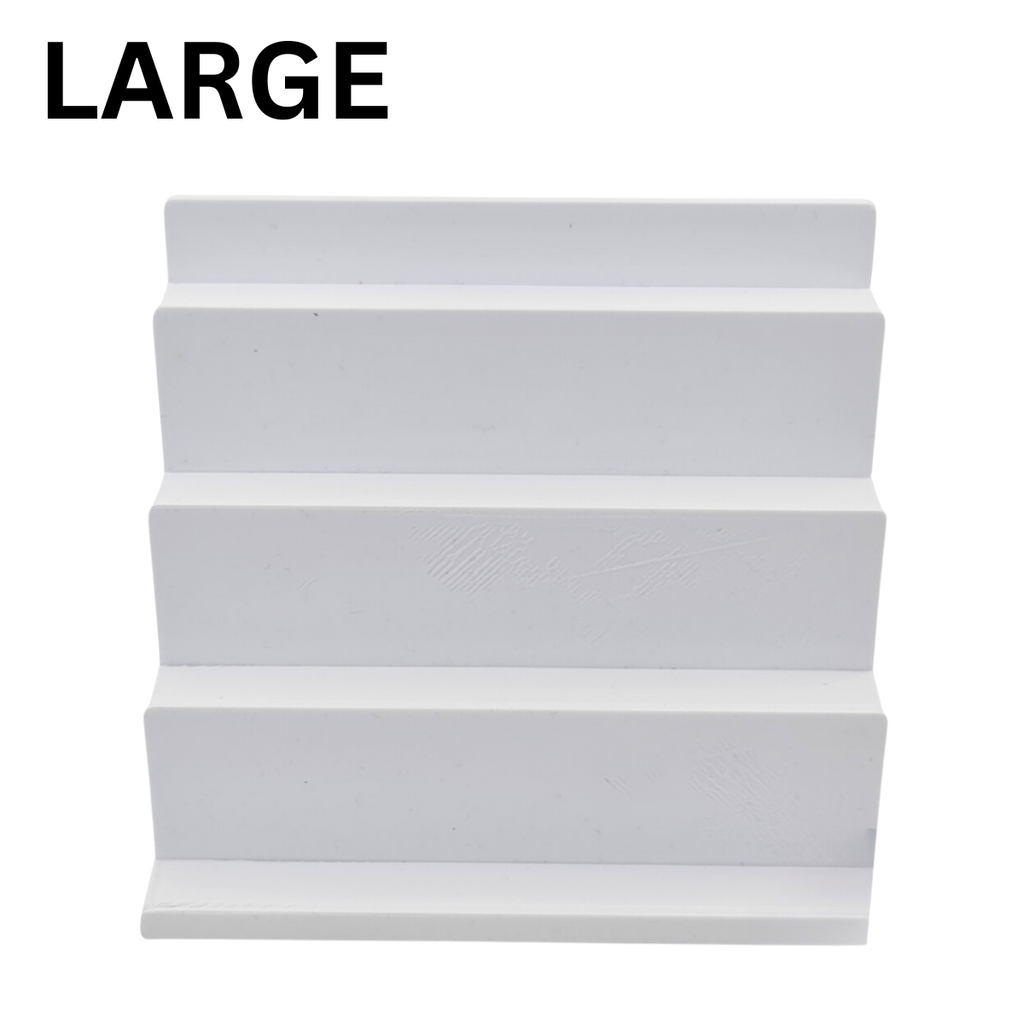Large Gemstone Carving Display Stand - White