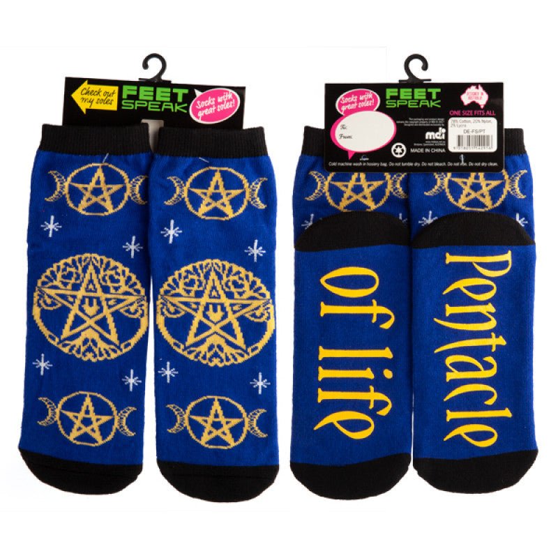 Feet Speak Socks - Pentacle of Life