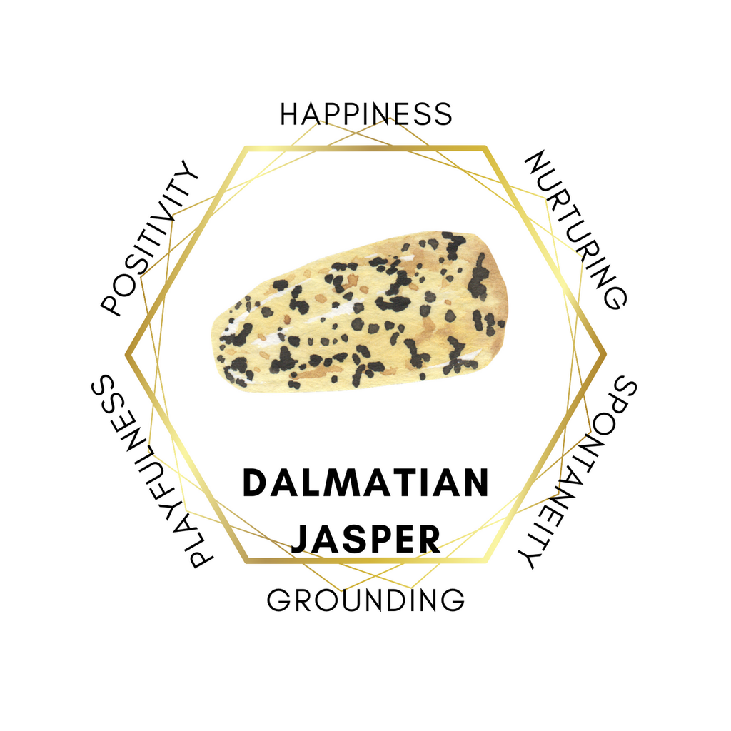 3cm Gemstone Star - Dalmatian Jasper