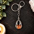 Goldstone Dragon Claw Gemstone Keyring