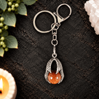 Goldstone Dragon Claw Gemstone Keyring