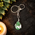 Aventurine Butterfly Teardrop Gemstone Keyring