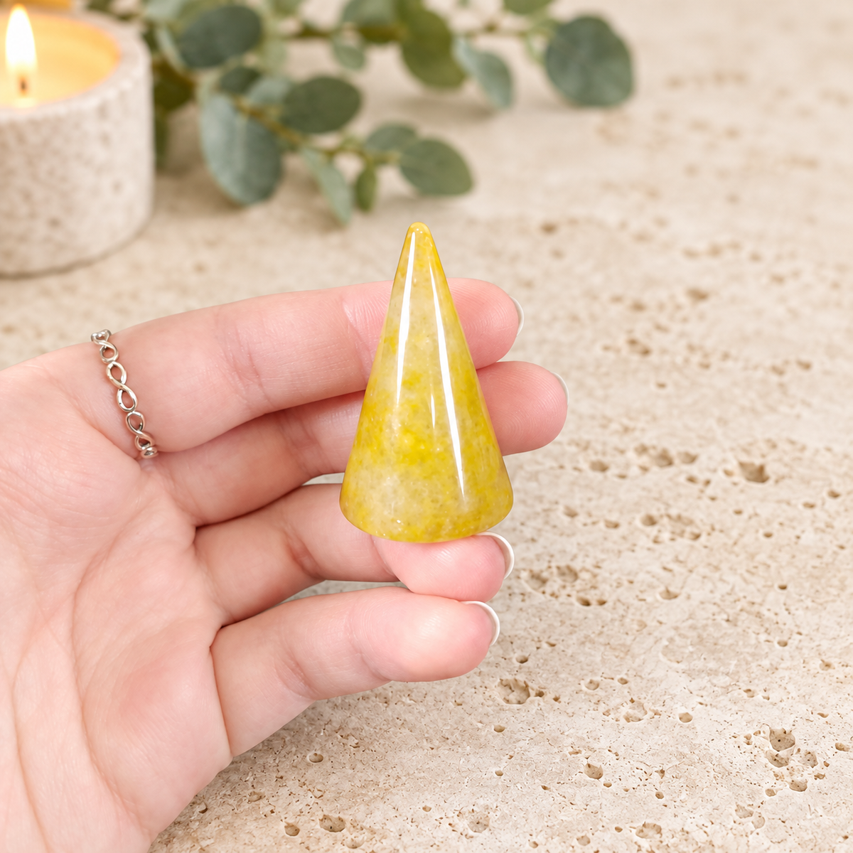 Yellow Aventurine Ring Holder
