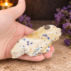 Azurite in Limestone Specimen