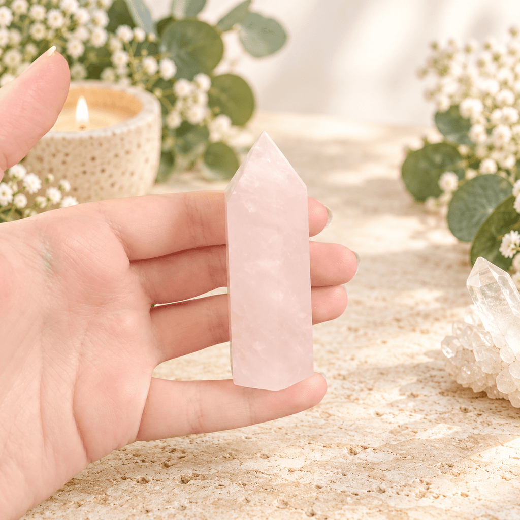 69g Rose Quartz Tower