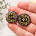 Amethyst Yes/No Decision Coin