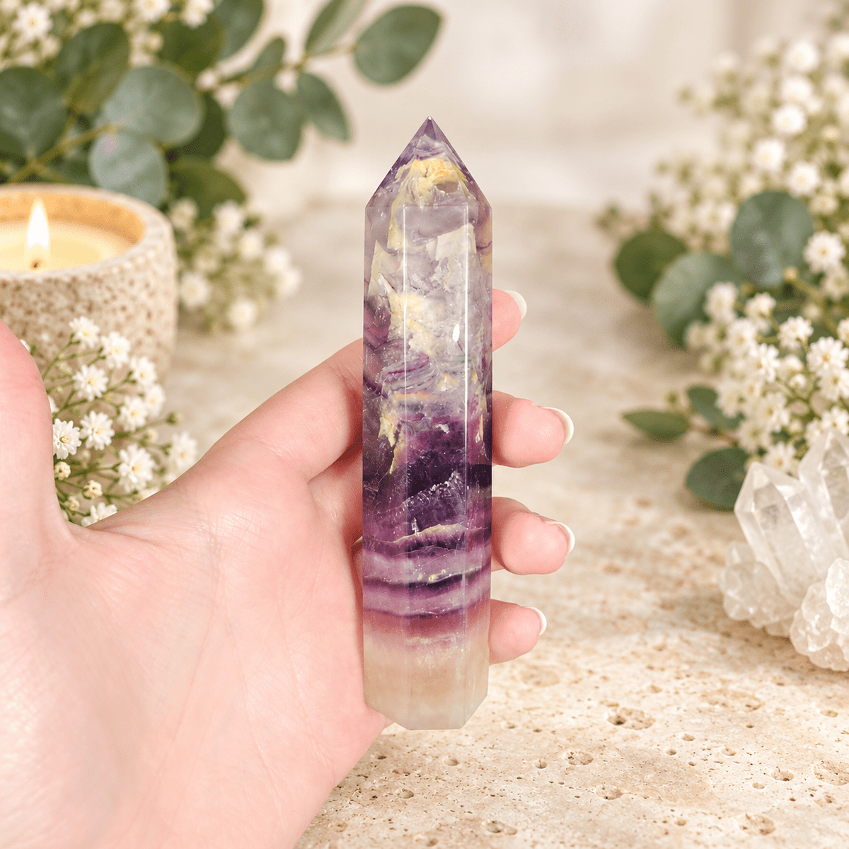 159g Fluorite Tower