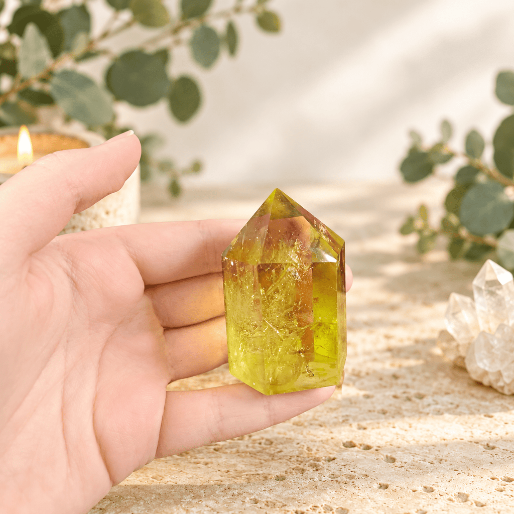 105g Smoky Citrine Tower
