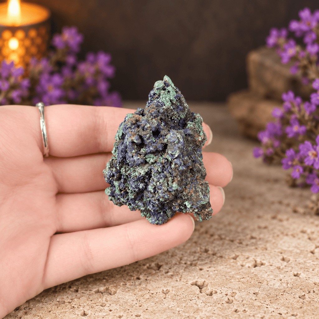 Azurite and Malachite Specimen