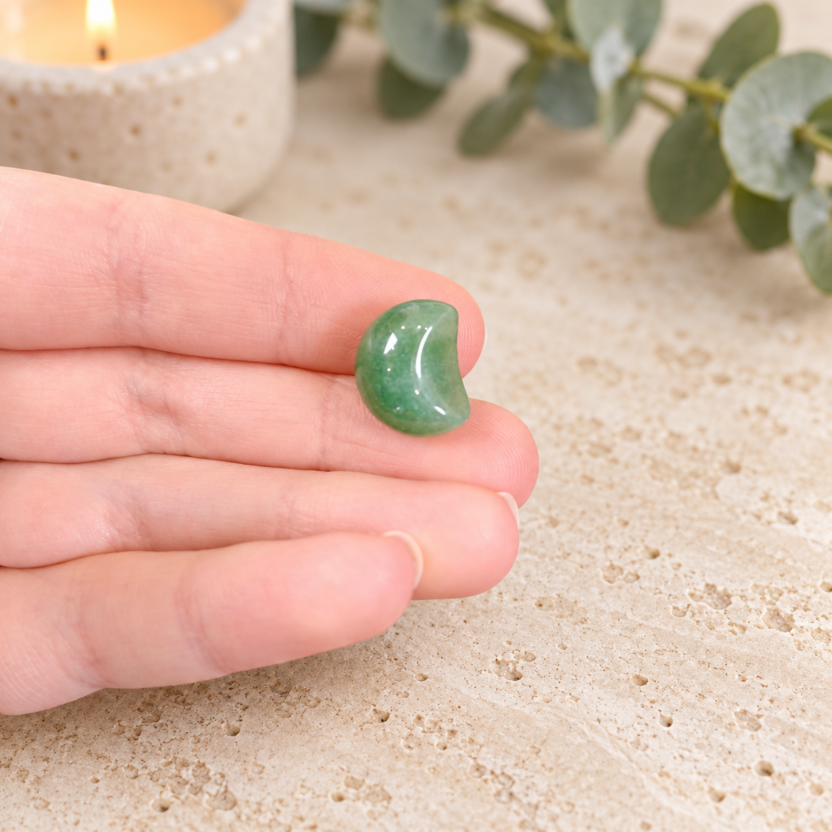 Aventurine 1.5cm Gemstone Moon