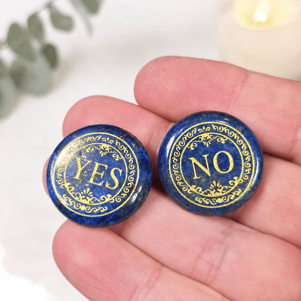 Lapis Lazuli Yes/No Decision Coin