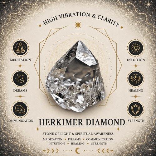 100g Herkimer Diamond Gemstone Chips