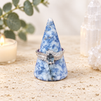 Blue Spot Jasper Ring Holder