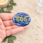 666 Sodalite Angel Number Palm - Reconnect & Realign