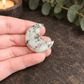 3cm Kiwi Jasper Gemstone Moon