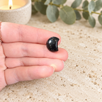 Black Obsidian 1.5cm Gemstone Moon