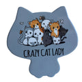Crazy Cat Lady Grey  Ceramic Trivet