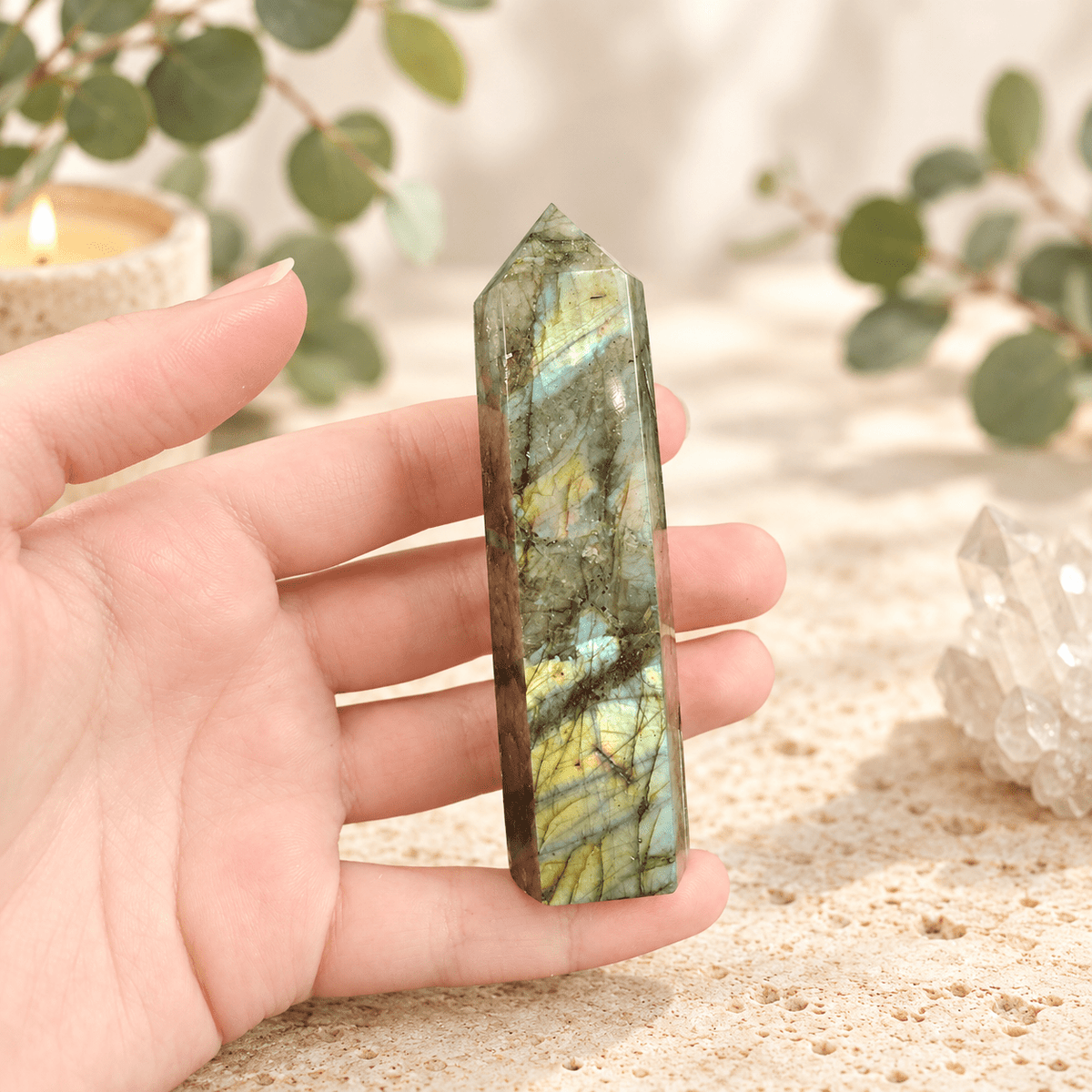 85g Labradorite Tower