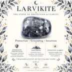 Larvikite Cat Gemstone Keyring