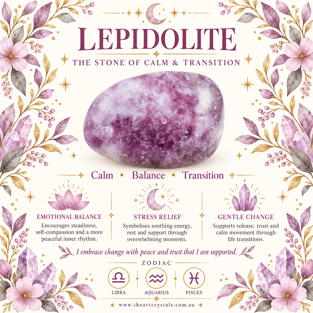 Lepidolite 2cm Gemstone Moon