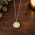 50cm Peridot Chip Necklace