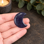 3cm Blue Goldstone Gemstone Moon