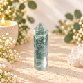 137g Moss Agate Tower