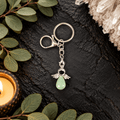 Aventurine Angel Gemstone Keyring