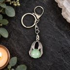 Aventurine Dragon Claw Gemstone Keyring