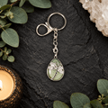Aventurine Dragonfly Gemstone Keyring