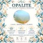 Opalite Sun Gemstone Keyring