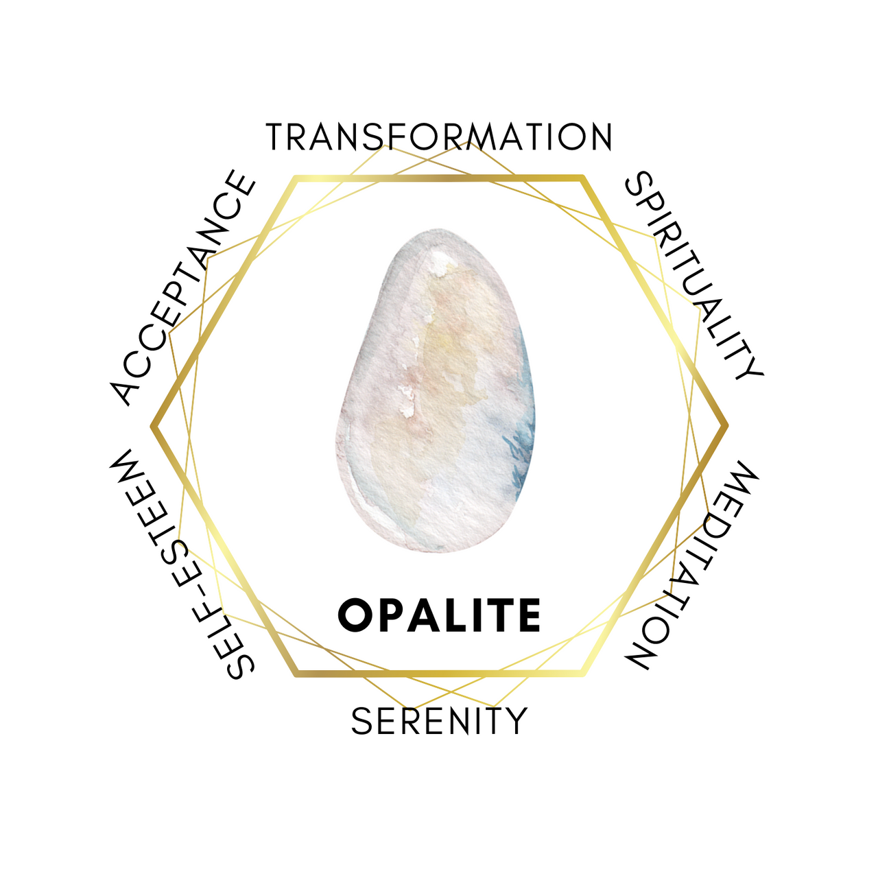 10mm Opalite Gemstone Bracelet