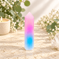 79g Aura Coated White Jade Tower