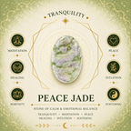 3cm Peace Jade Gemstone Moon