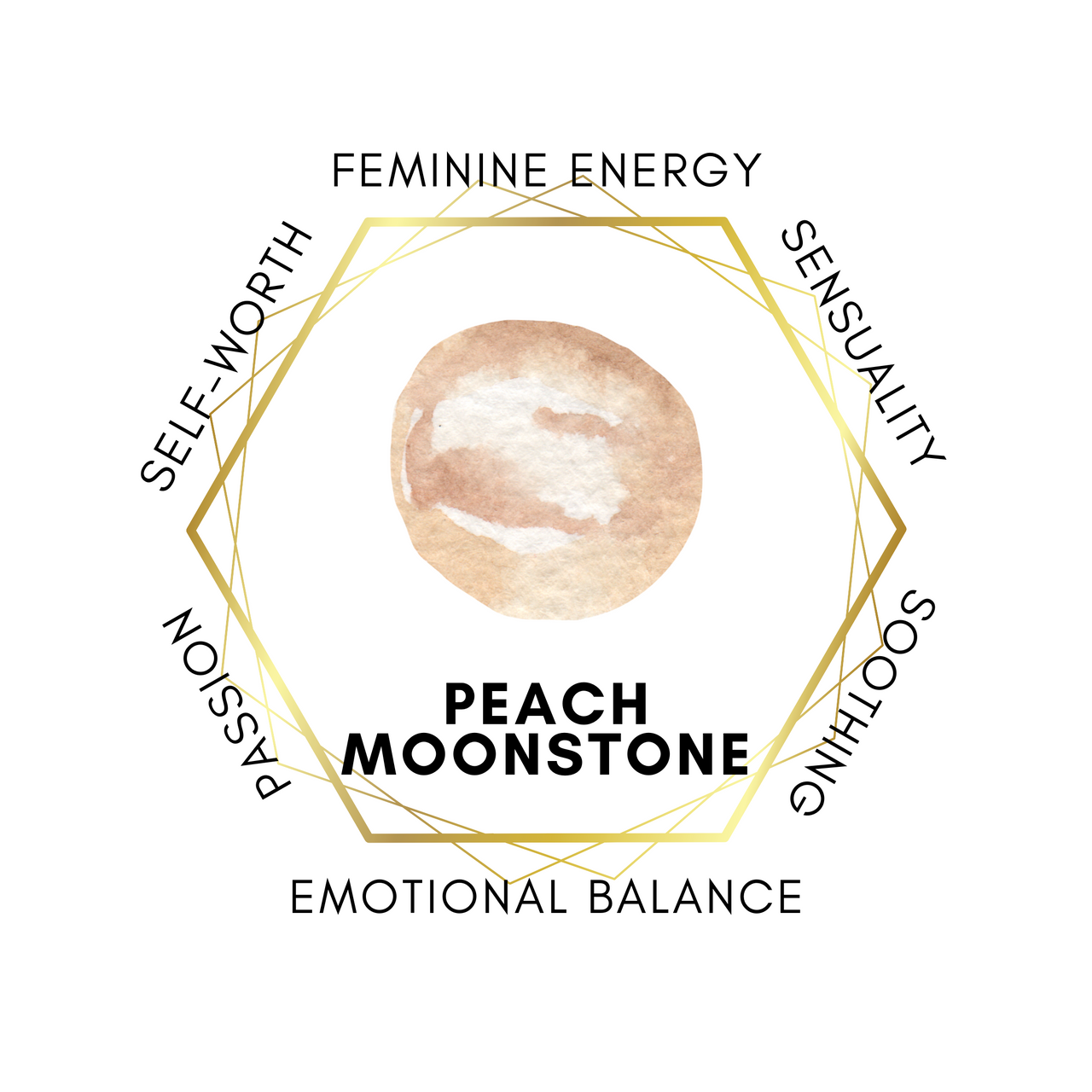 Peach Moonstone 75cm-80cm Chips Strand