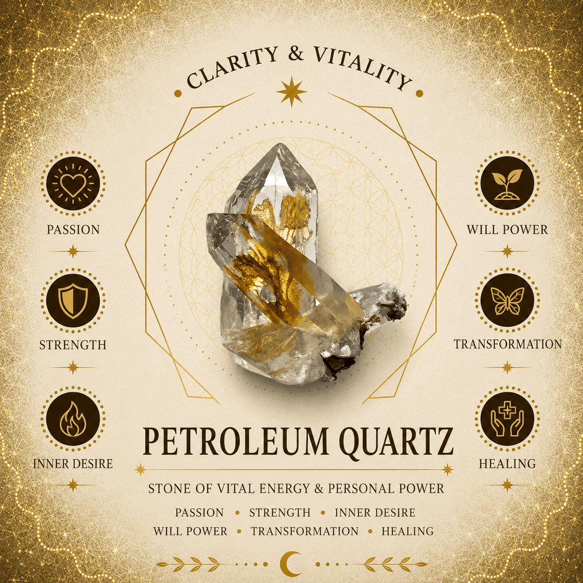 100g Petroleum Quartz Gemstone Roughs