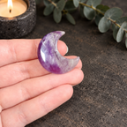 3cm Amethyst Gemstone Moon