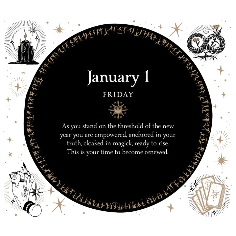 2027 Witch's Day-to-Day Desk Calendar