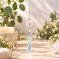Rose Quartz Tree of Life Suncatcher