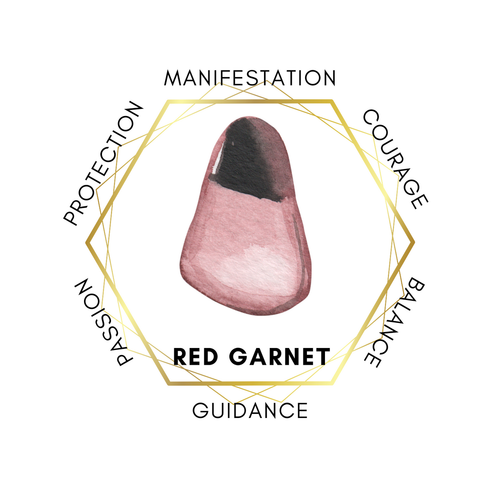 150ml Passion - Garnet Gemstone Chips & Ylang Ylang Harmonia Essential Oil Spray