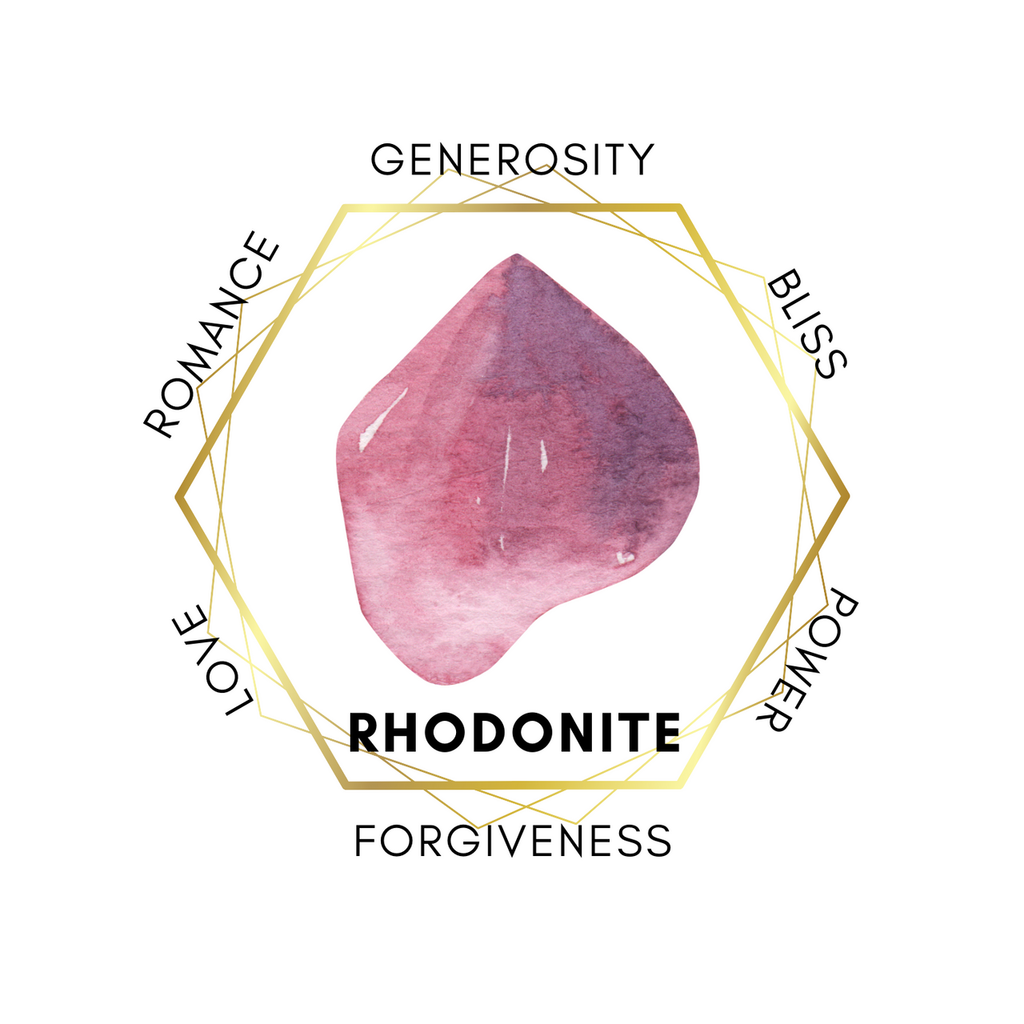 Gemstone Dragonfly - Rhodonite