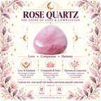 Rose Quartz 60cm Adjustable Heart Necklace