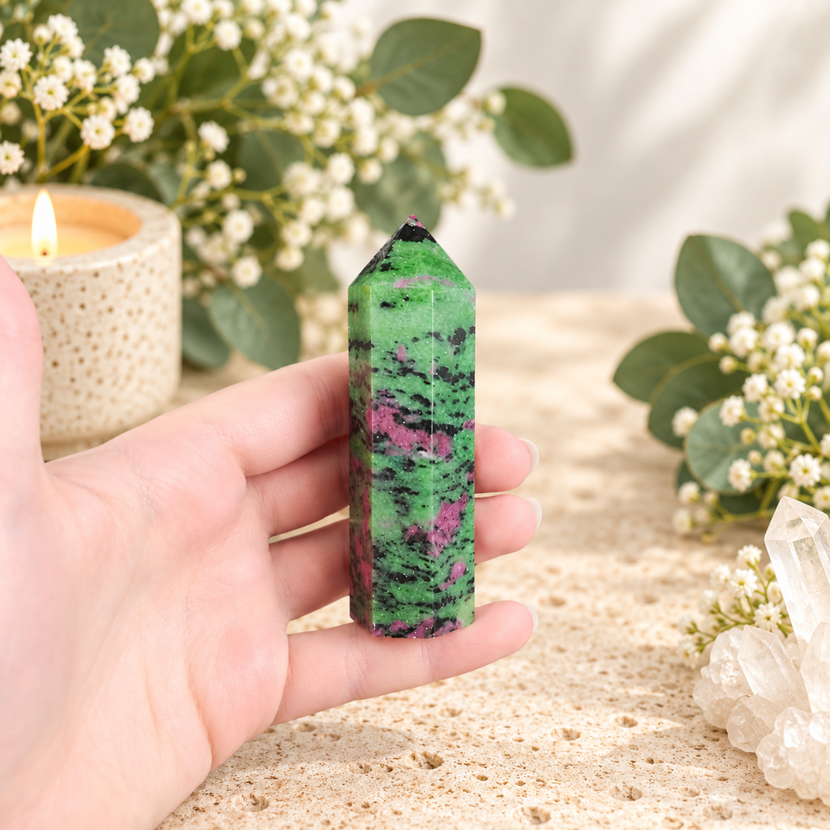 152g Ruby in Zoisite Tower