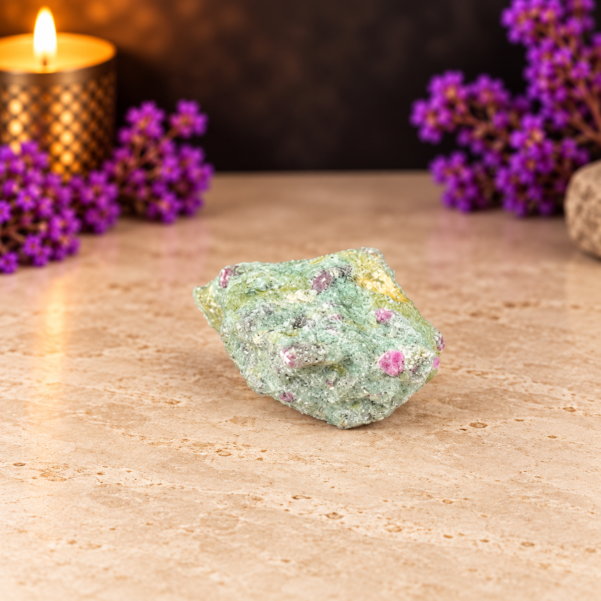 Ruby in Fuchsite Specimen